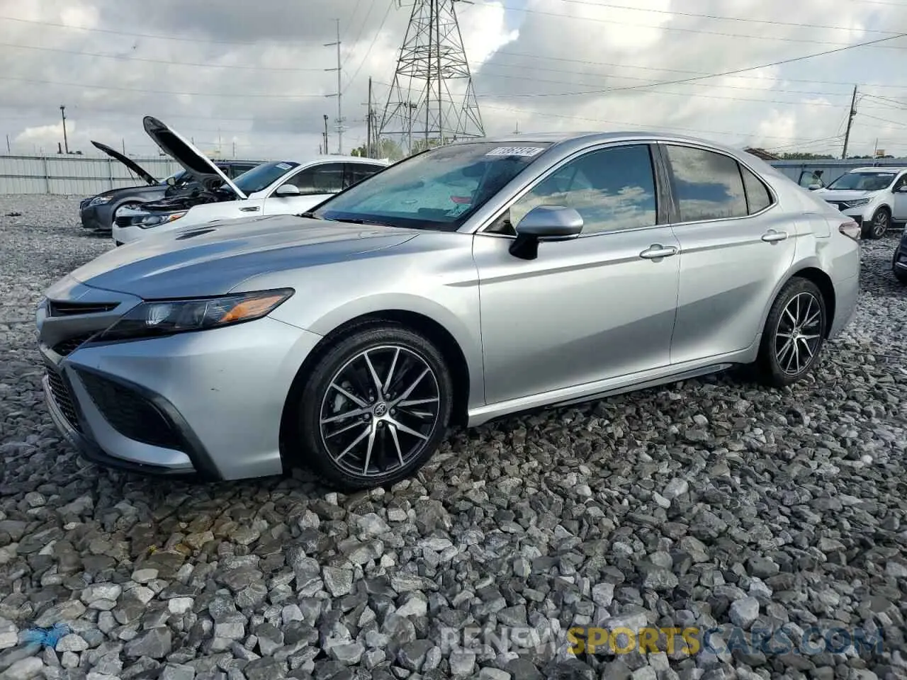 1 Photograph of a damaged car 4T1T11AK1MU568333 TOYOTA CAMRY 2021