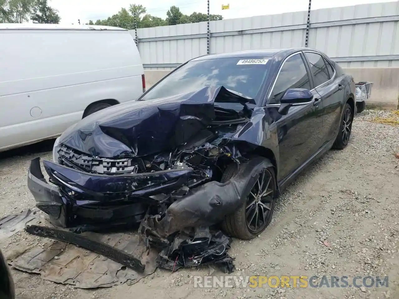 2 Photograph of a damaged car 4T1T11AK1MU589425 TOYOTA CAMRY 2021