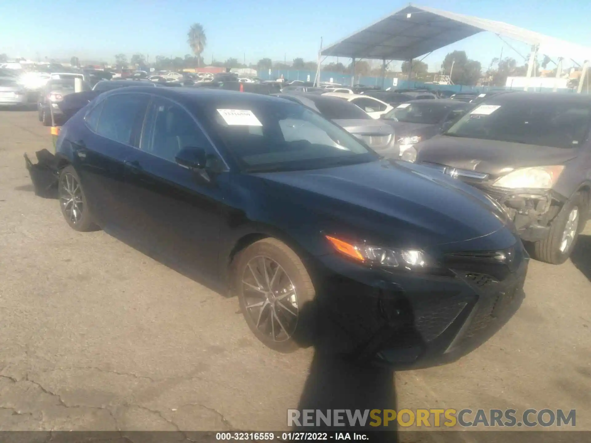 1 Photograph of a damaged car 4T1T11AK1MU608751 TOYOTA CAMRY 2021