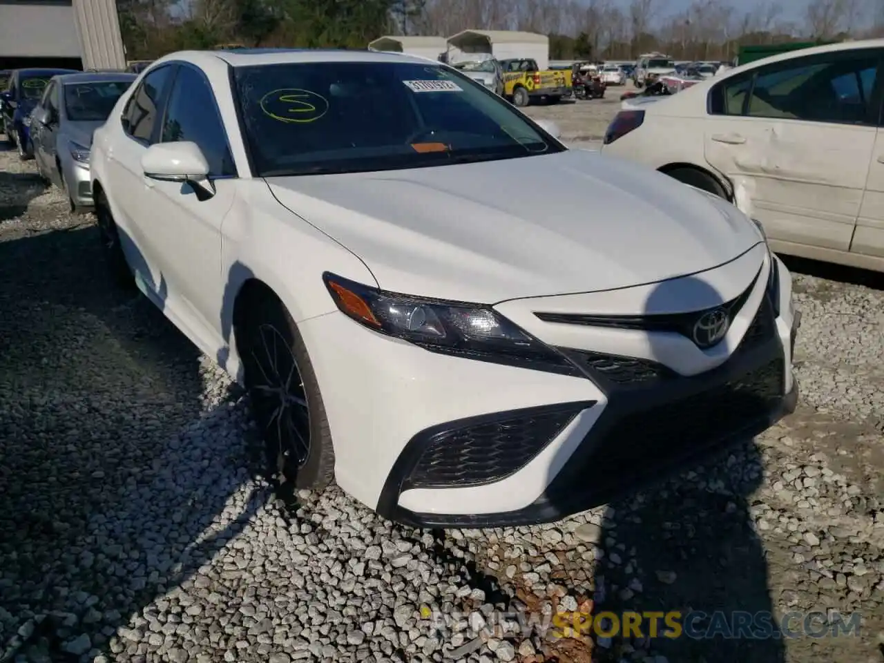 1 Photograph of a damaged car 4T1T11AK2MU481752 TOYOTA CAMRY 2021