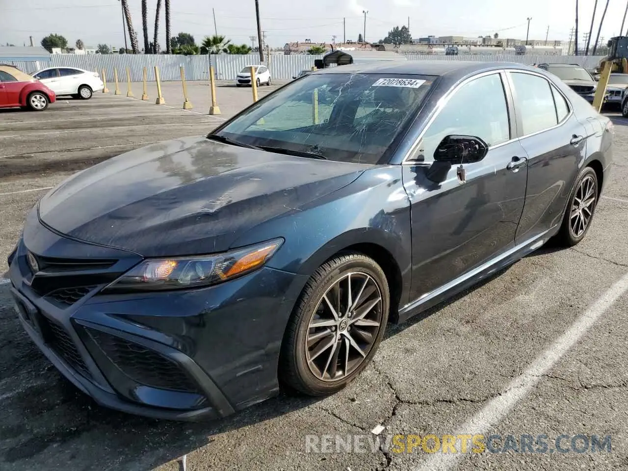 1 Photograph of a damaged car 4T1T11AK2MU558796 TOYOTA CAMRY 2021