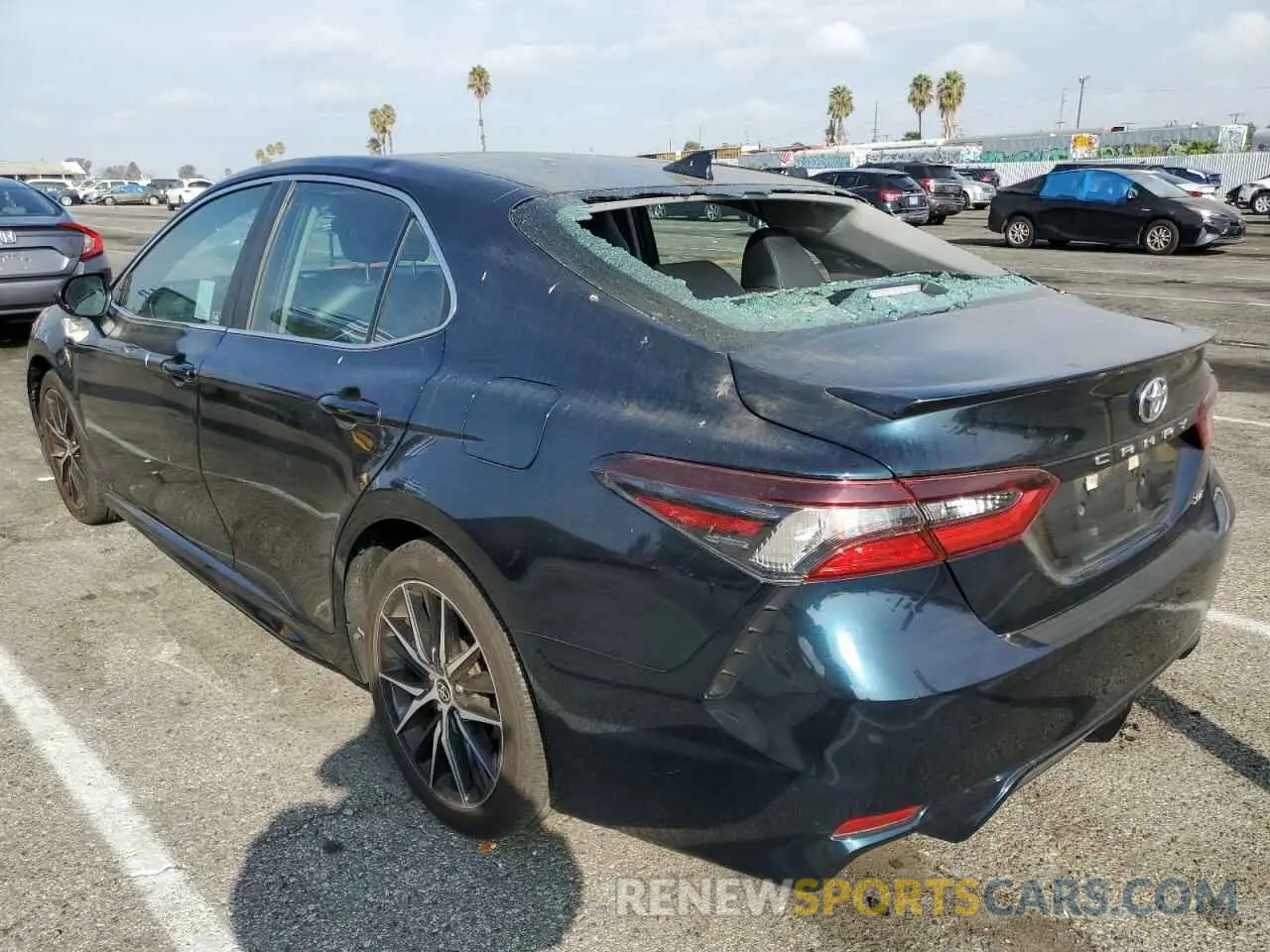 2 Photograph of a damaged car 4T1T11AK2MU558796 TOYOTA CAMRY 2021