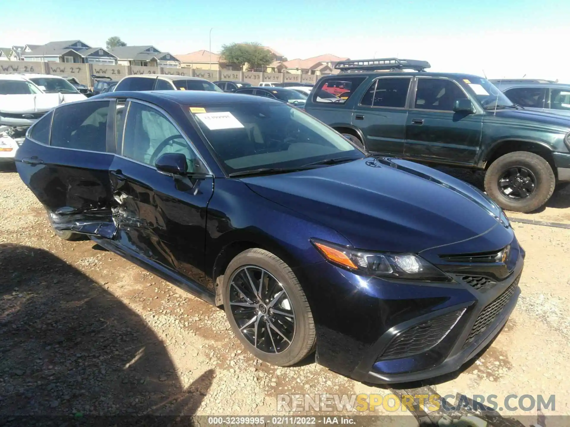 1 Photograph of a damaged car 4T1T11AK2MU611870 TOYOTA CAMRY 2021