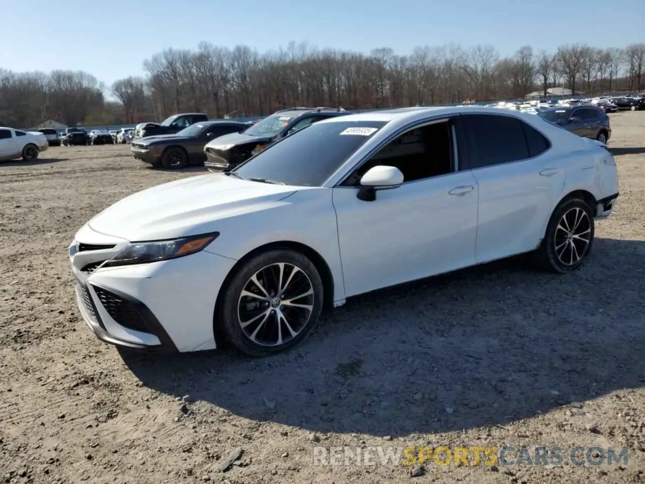 1 Photograph of a damaged car 4T1T11AK3MU403027 TOYOTA CAMRY 2021