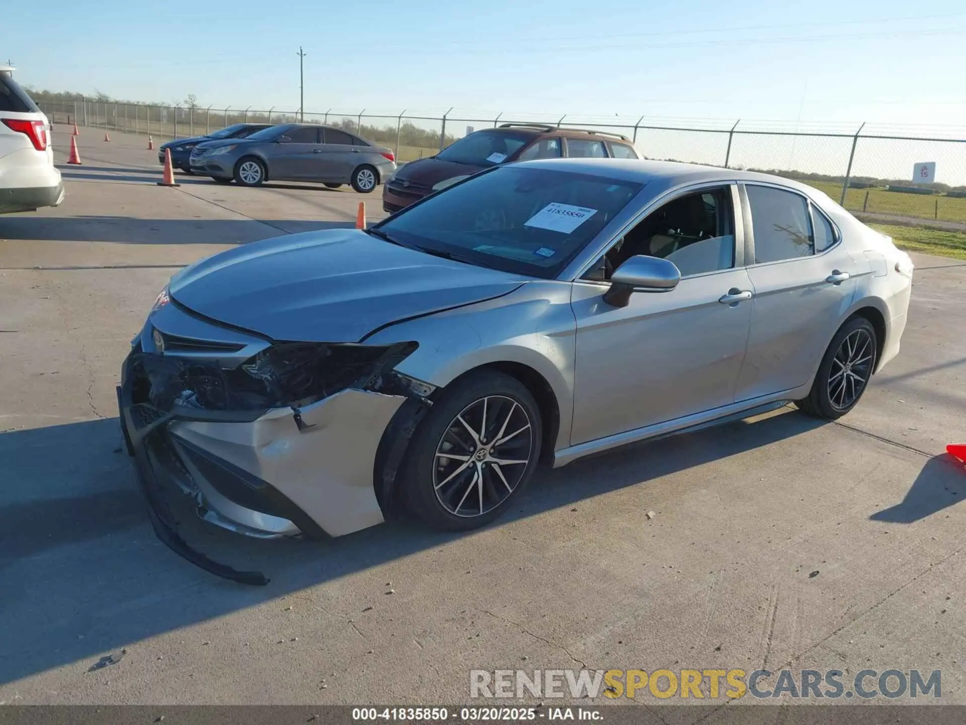 2 Photograph of a damaged car 4T1T11AK3MU431765 TOYOTA CAMRY 2021