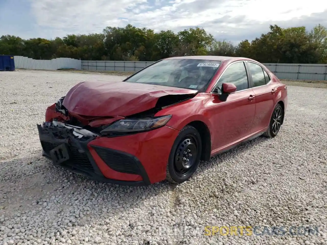 1 Photograph of a damaged car 4T1T11AK3MU456021 TOYOTA CAMRY 2021