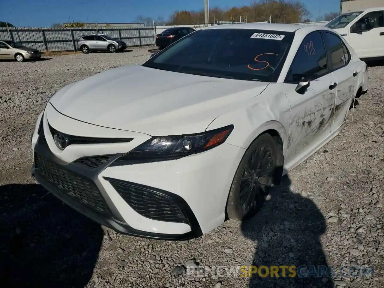 2 Photograph of a damaged car 4T1T11AK3MU495899 TOYOTA CAMRY 2021