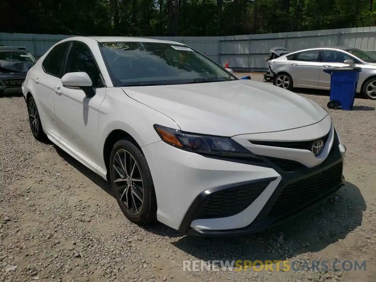 1 Photograph of a damaged car 4T1T11AK3MU537052 TOYOTA CAMRY 2021