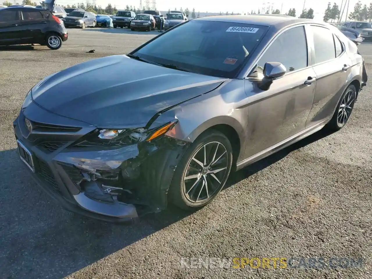 1 Photograph of a damaged car 4T1T11AK4MU423402 TOYOTA CAMRY 2021