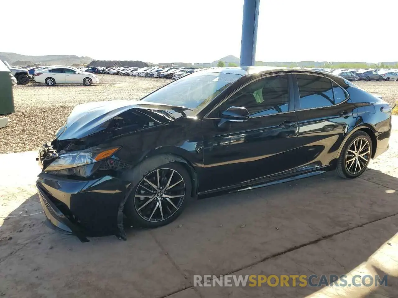 1 Photograph of a damaged car 4T1T11AK4MU446162 TOYOTA CAMRY 2021
