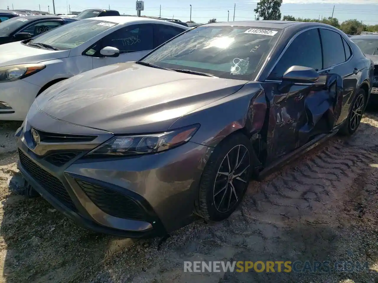 2 Photograph of a damaged car 4T1T11AK4MU560873 TOYOTA CAMRY 2021