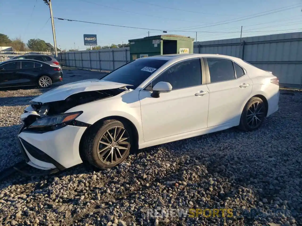 1 Photograph of a damaged car 4T1T11AK4MU567001 TOYOTA CAMRY 2021