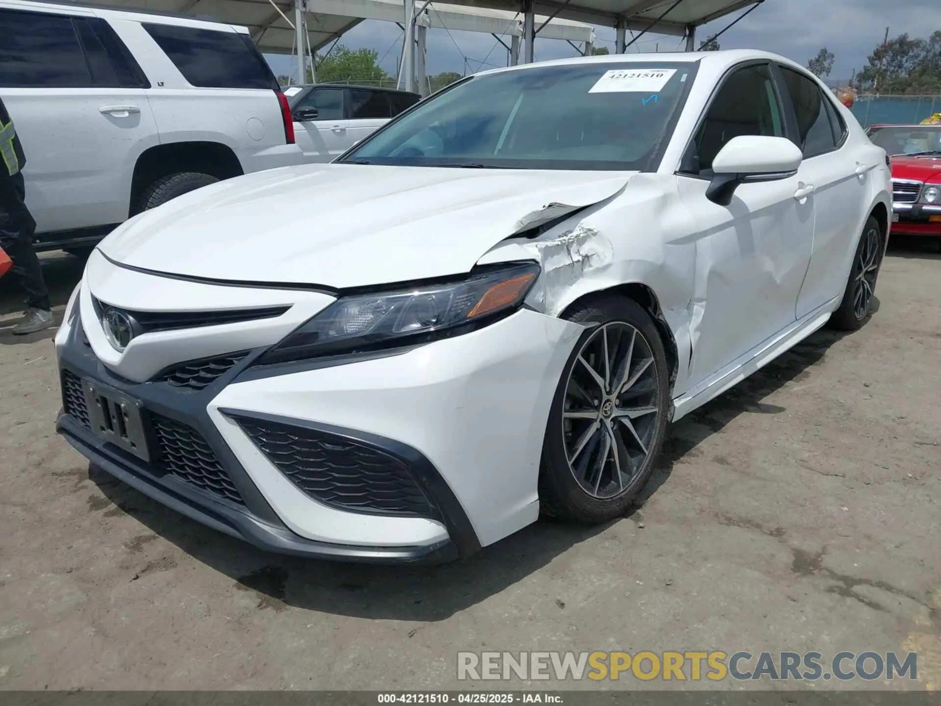 2 Photograph of a damaged car 4T1T11AK4MU603821 TOYOTA CAMRY 2021