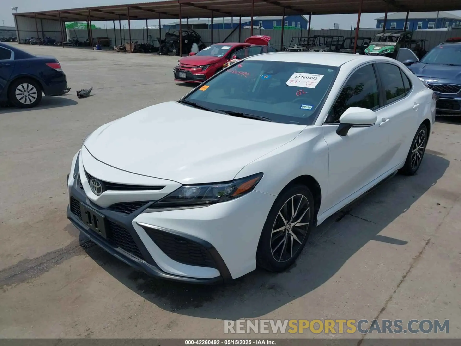 2 Photograph of a damaged car 4T1T11AK4MU617198 TOYOTA CAMRY 2021