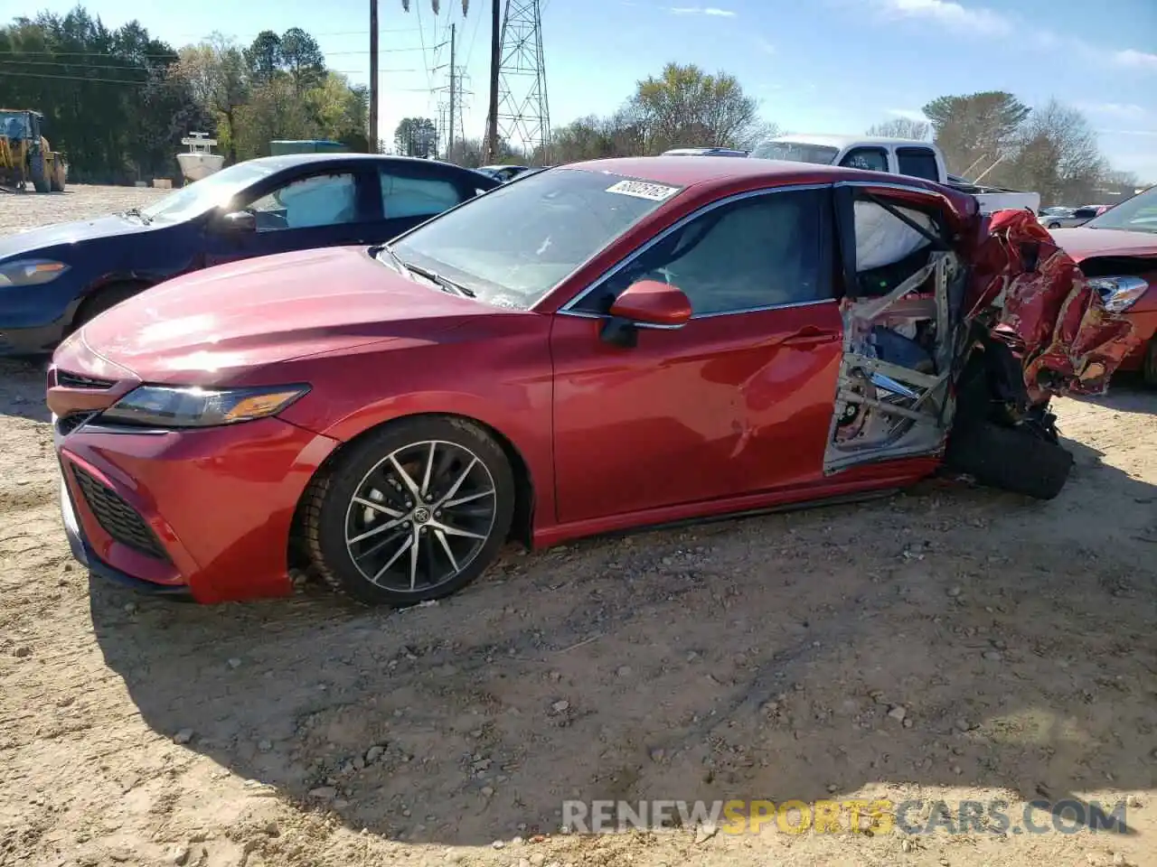 1 Photograph of a damaged car 4T1T11AK5MU457087 TOYOTA CAMRY 2021