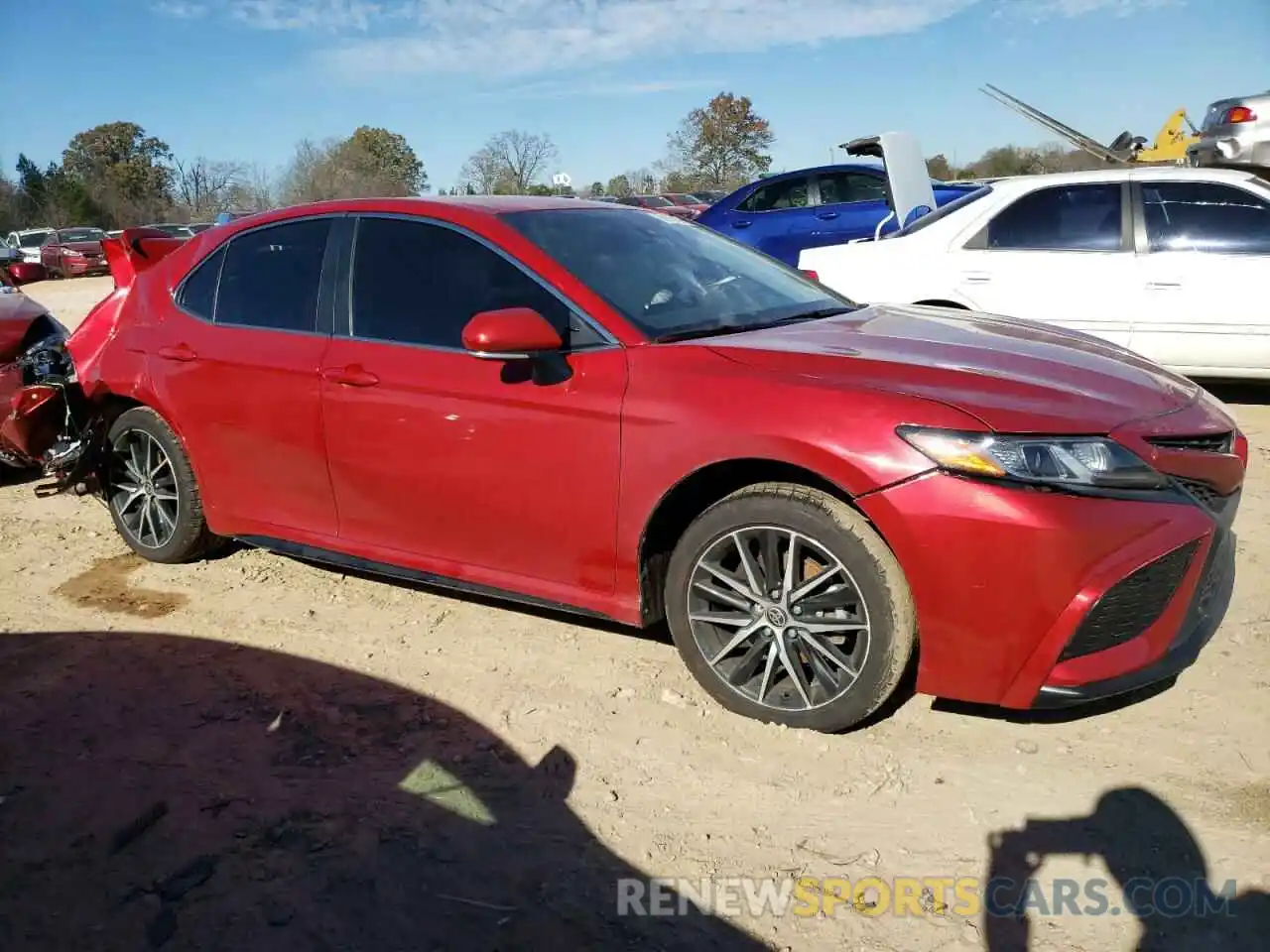 4 Photograph of a damaged car 4T1T11AK5MU457087 TOYOTA CAMRY 2021