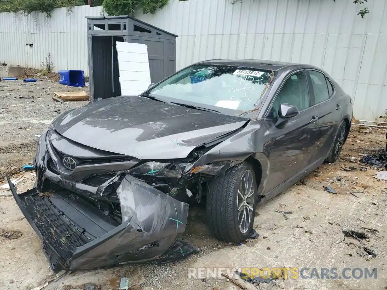 2 Photograph of a damaged car 4T1T11AK5MU479753 TOYOTA CAMRY 2021