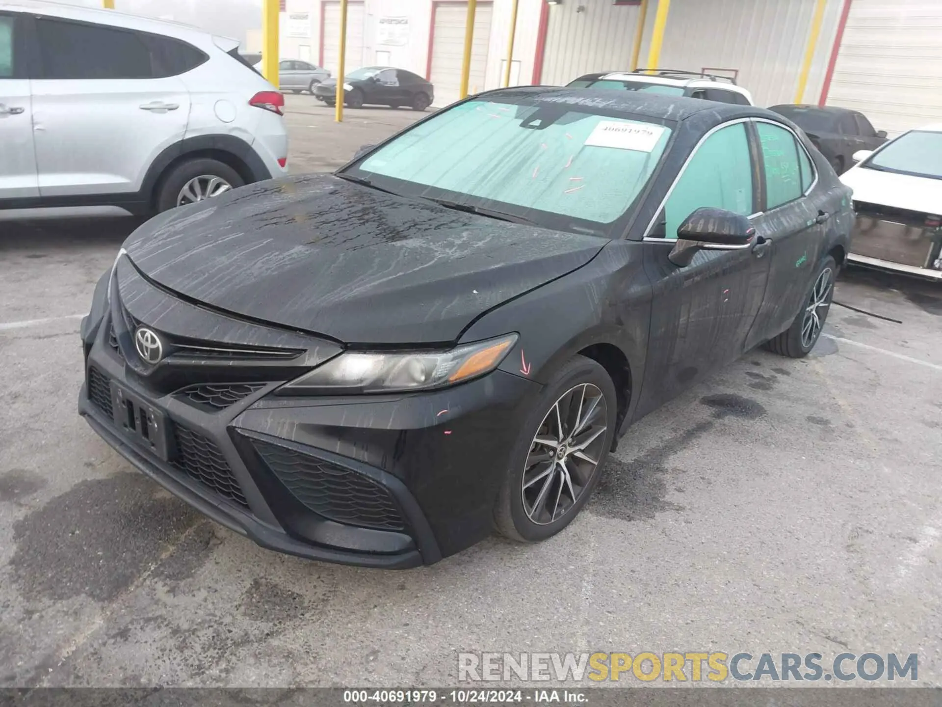 2 Photograph of a damaged car 4T1T11AK5MU481129 TOYOTA CAMRY 2021