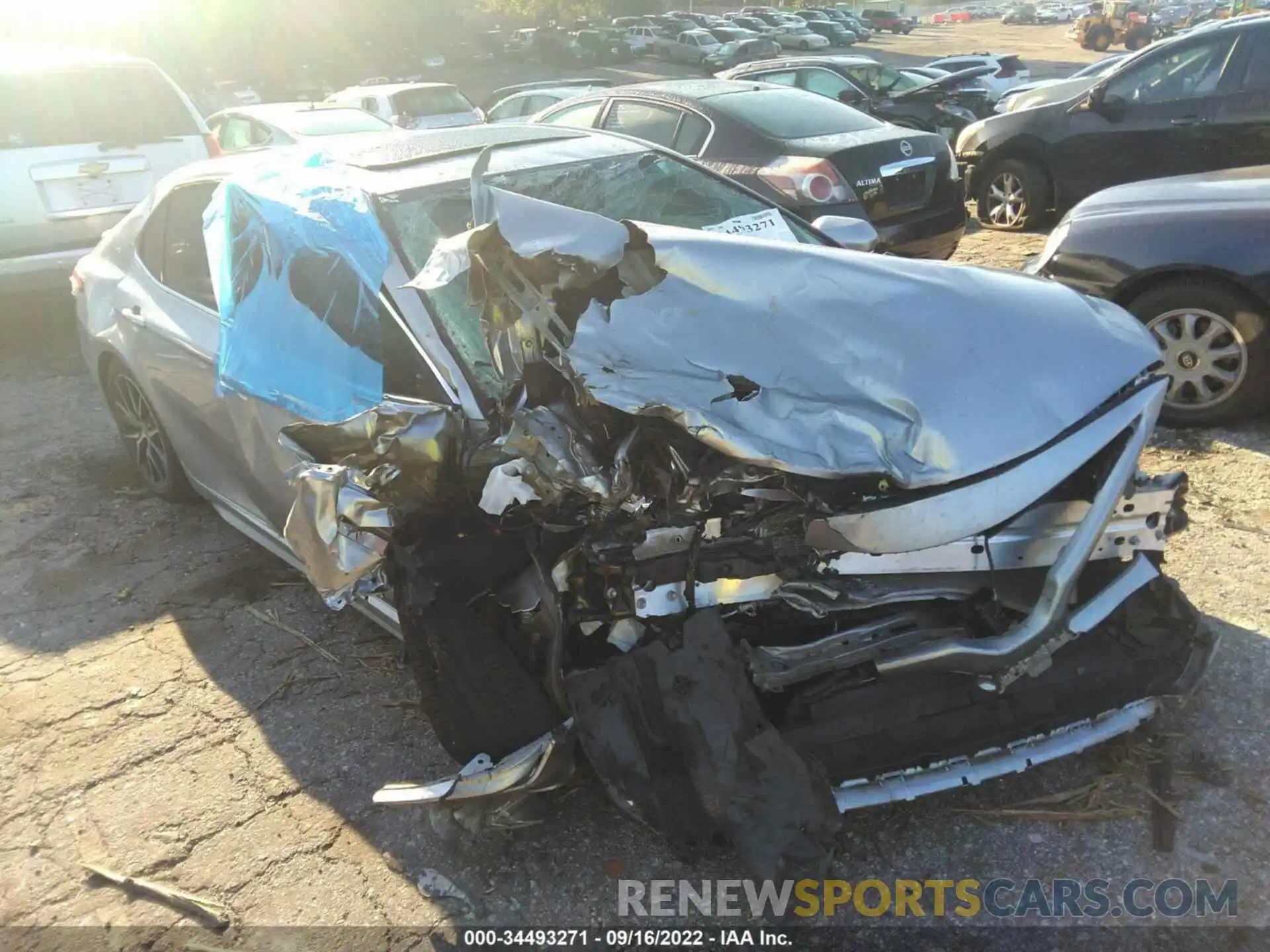 1 Photograph of a damaged car 4T1T11AK5MU521922 TOYOTA CAMRY 2021