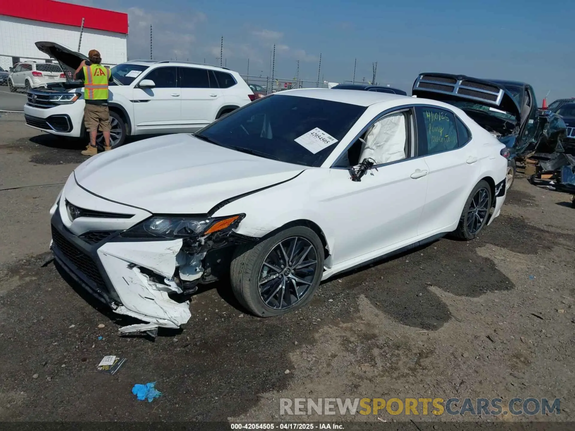 2 Photograph of a damaged car 4T1T11AK5MU549249 TOYOTA CAMRY 2021
