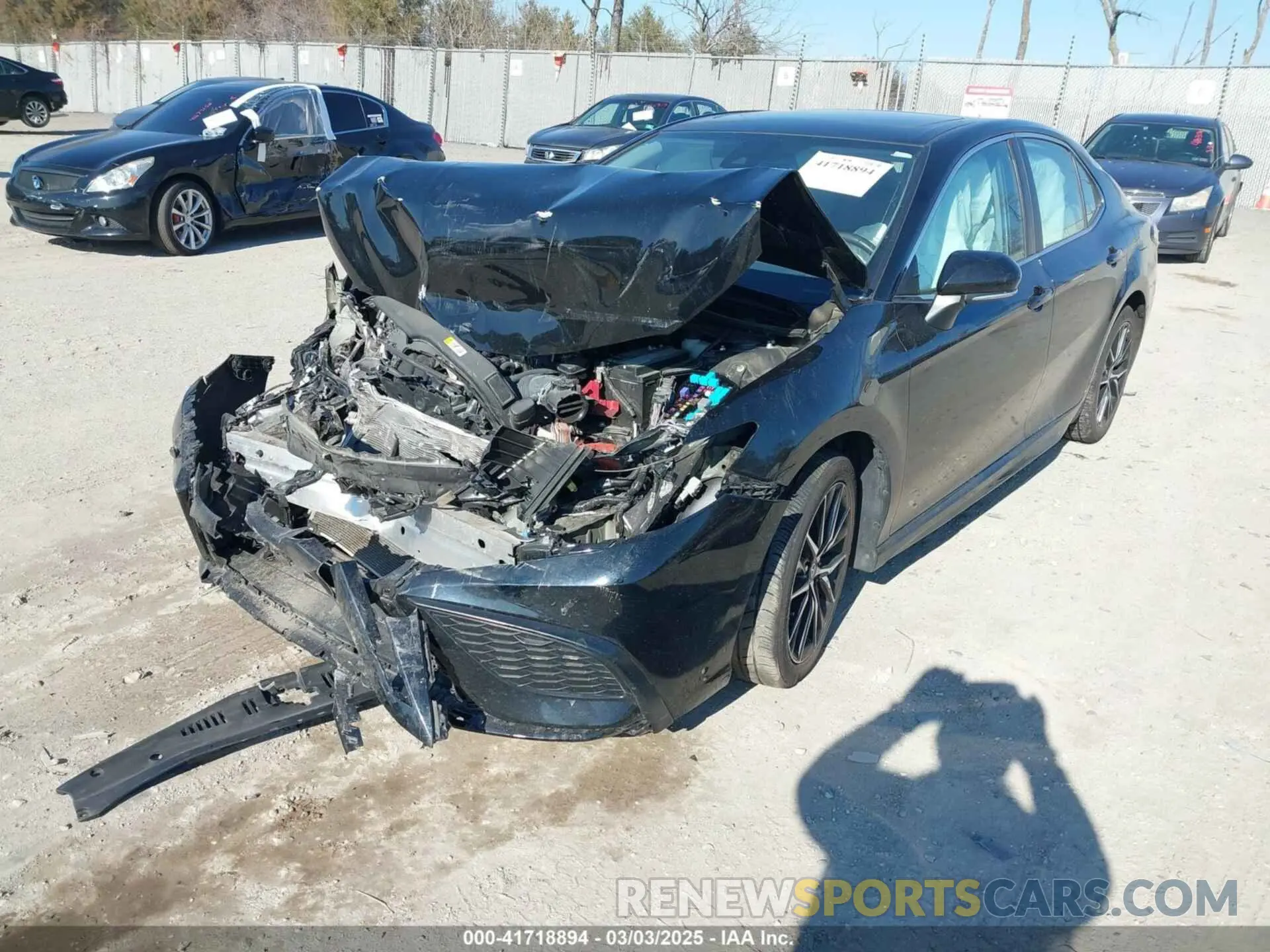 2 Photograph of a damaged car 4T1T11AK6MU402597 TOYOTA CAMRY 2021