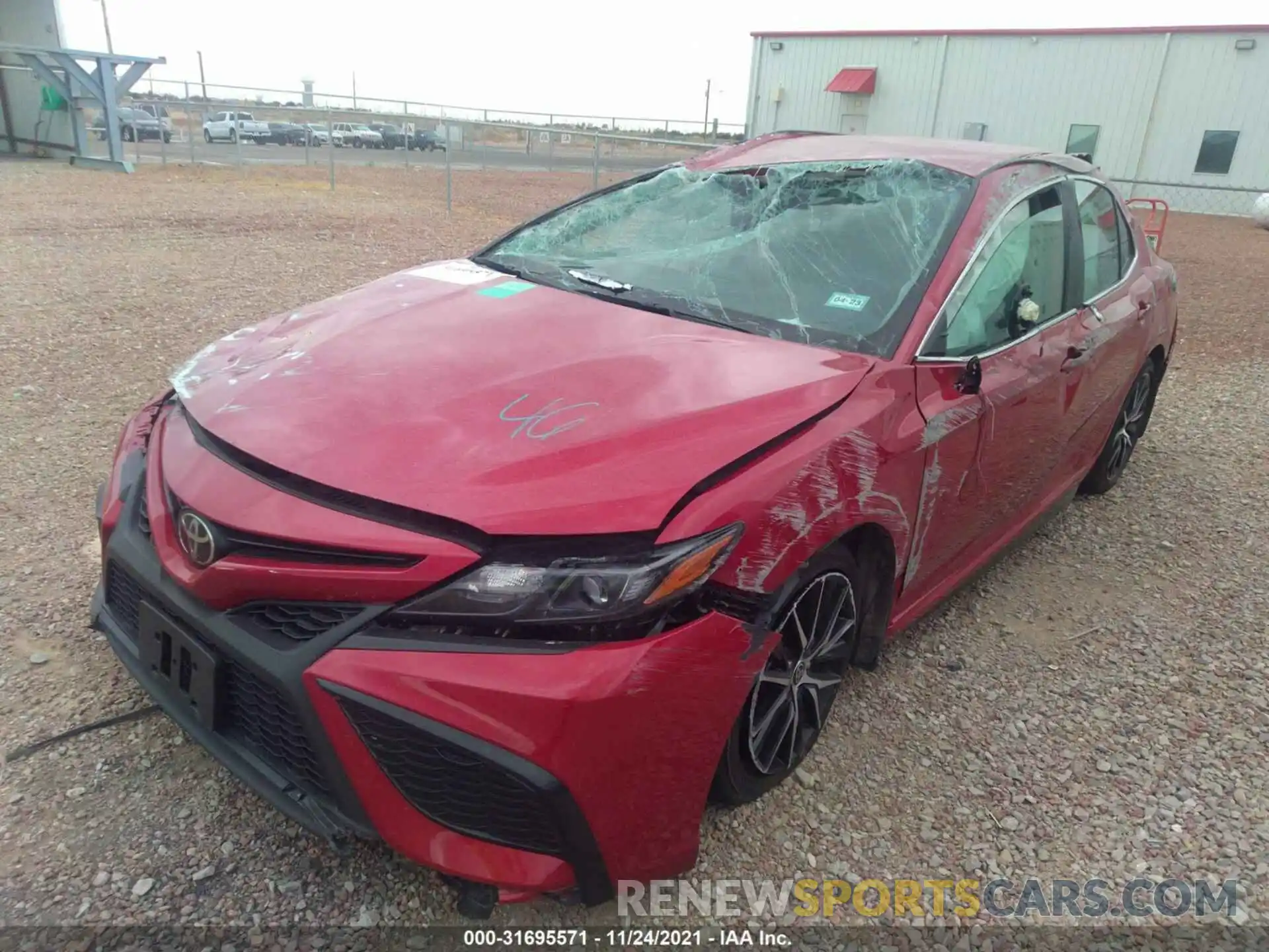 2 Photograph of a damaged car 4T1T11AK6MU425491 TOYOTA CAMRY 2021