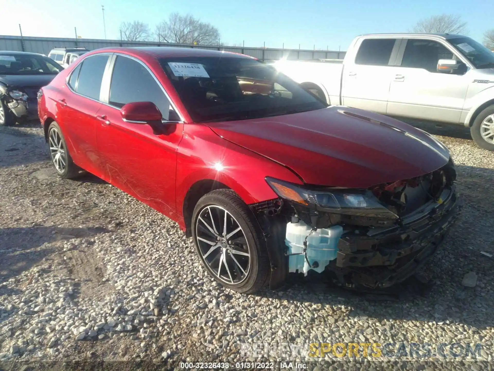 1 Photograph of a damaged car 4T1T11AK6MU446213 TOYOTA CAMRY 2021