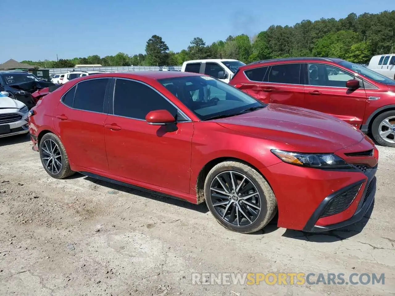 4 Photograph of a damaged car 4T1T11AK6MU457566 TOYOTA CAMRY 2021