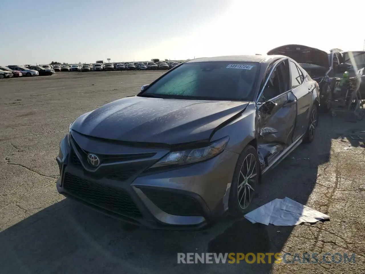 1 Photograph of a damaged car 4T1T11AK6MU495105 TOYOTA CAMRY 2021