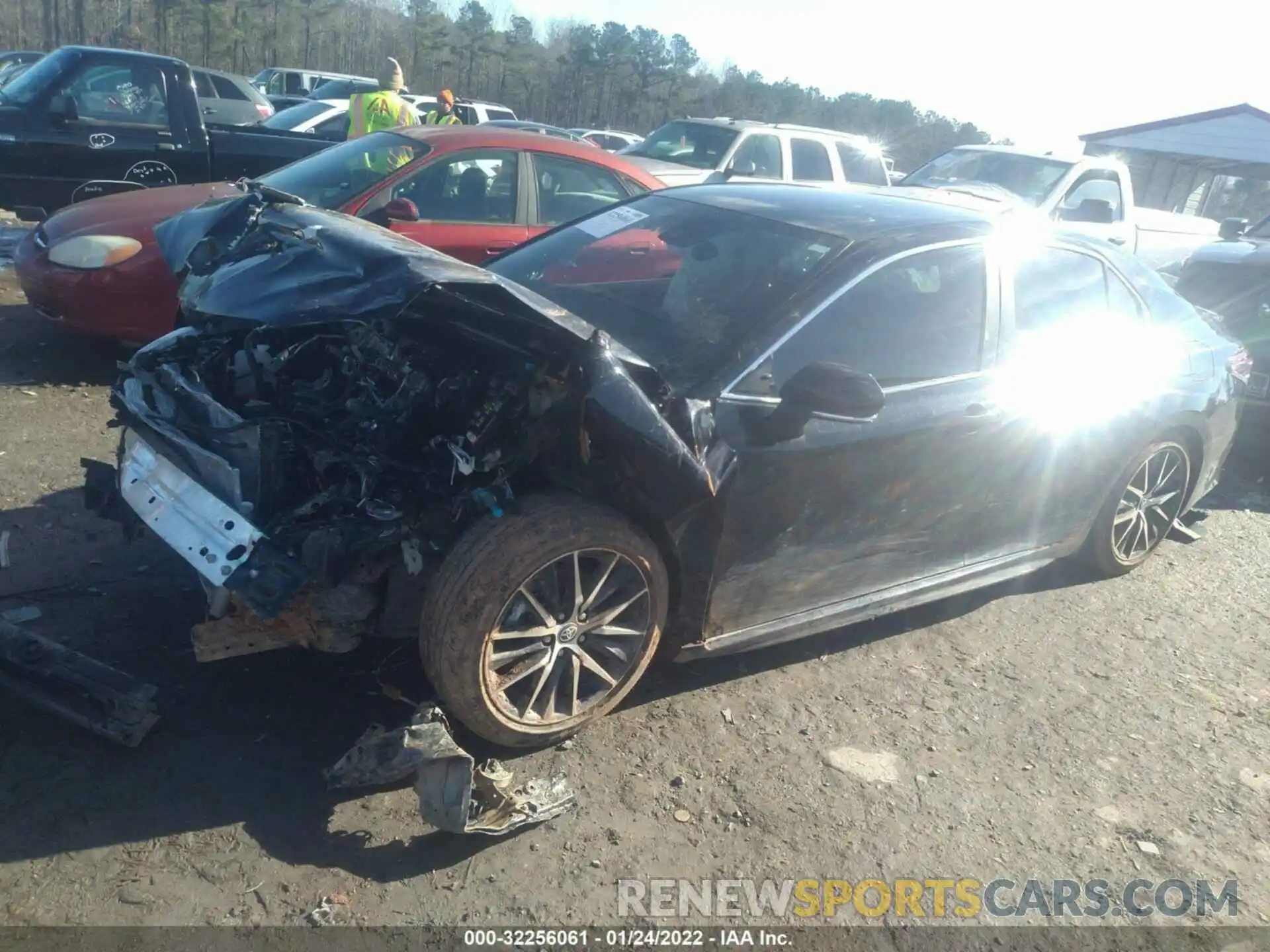 2 Photograph of a damaged car 4T1T11AK6MU521850 TOYOTA CAMRY 2021