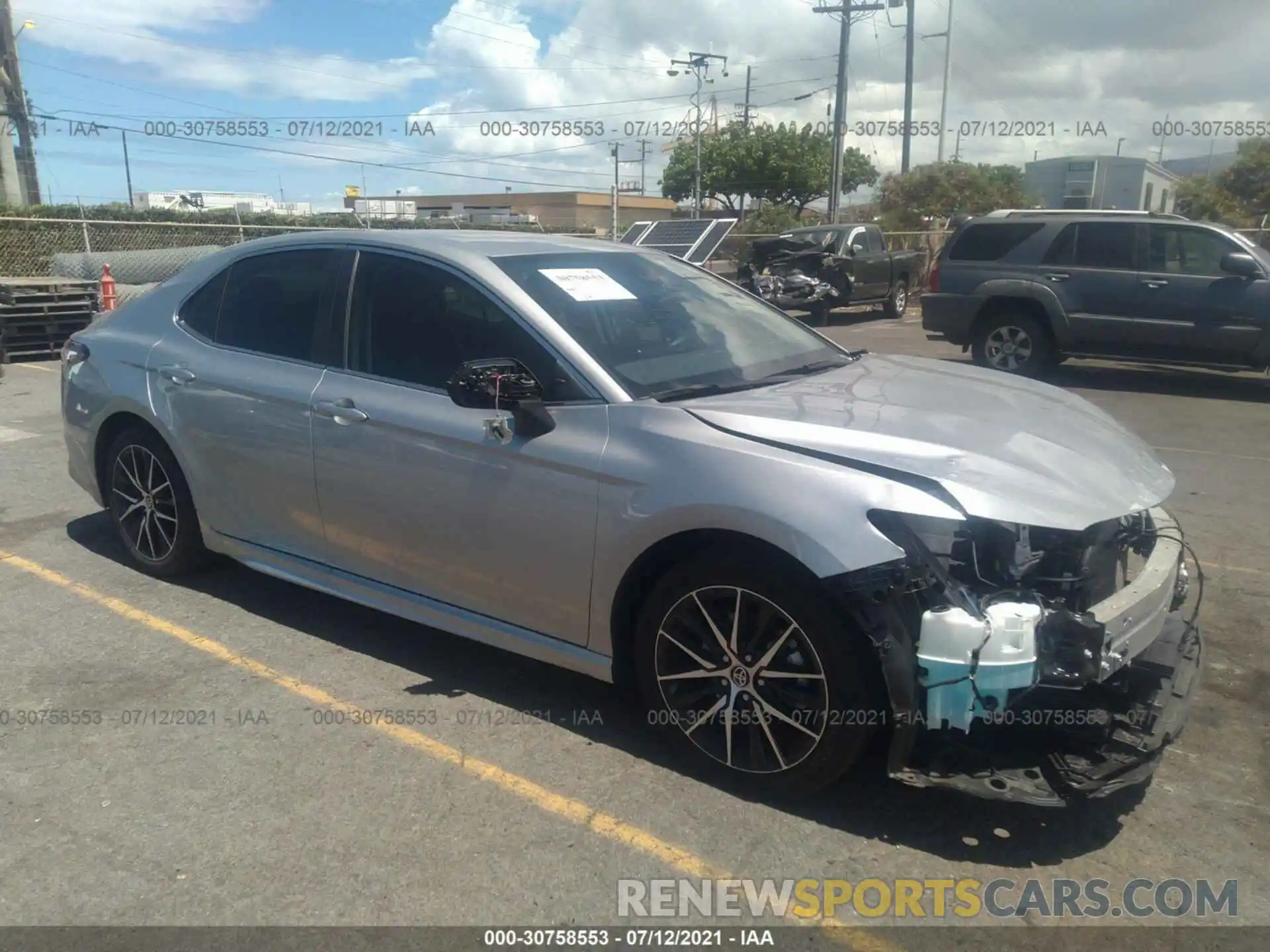 1 Photograph of a damaged car 4T1T11AK6MU528166 TOYOTA CAMRY 2021