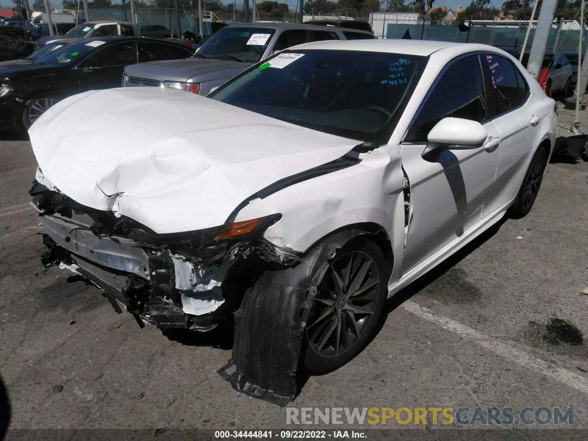 2 Photograph of a damaged car 4T1T11AK6MU541886 TOYOTA CAMRY 2021