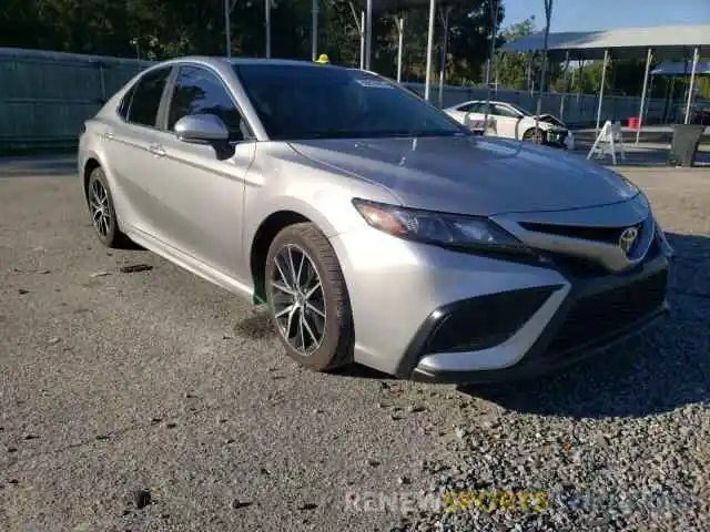 1 Photograph of a damaged car 4T1T11AK6MU570904 TOYOTA CAMRY 2021