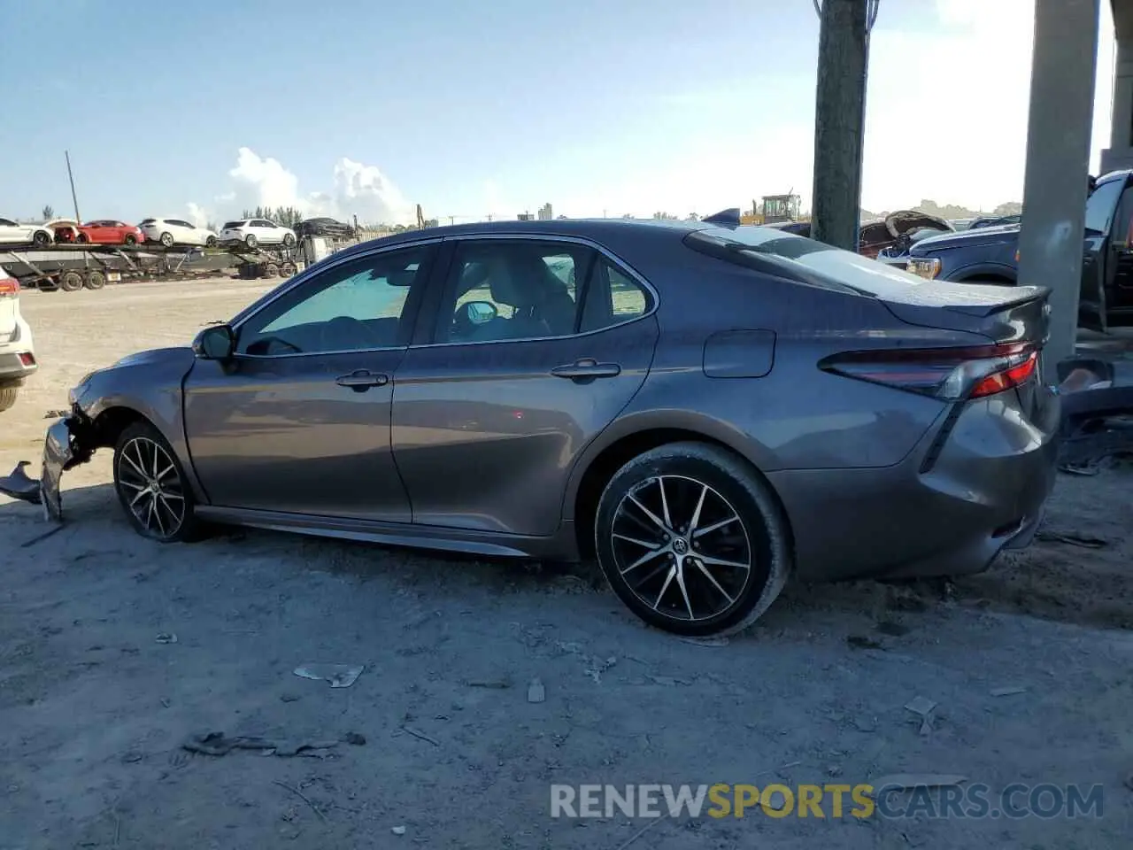 2 Photograph of a damaged car 4T1T11AK6MU591428 TOYOTA CAMRY 2021
