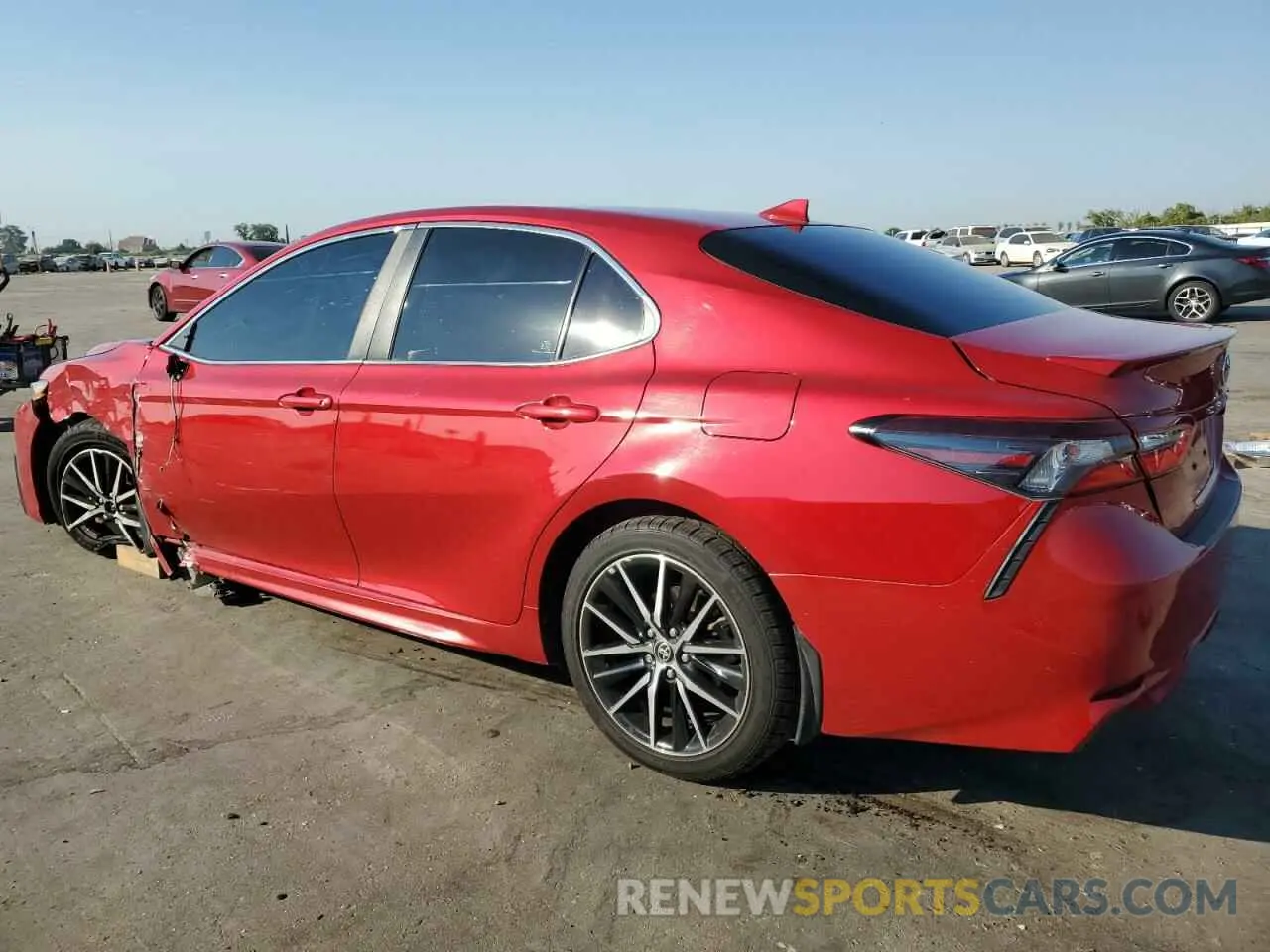 2 Photograph of a damaged car 4T1T11AK7MU406271 TOYOTA CAMRY 2021