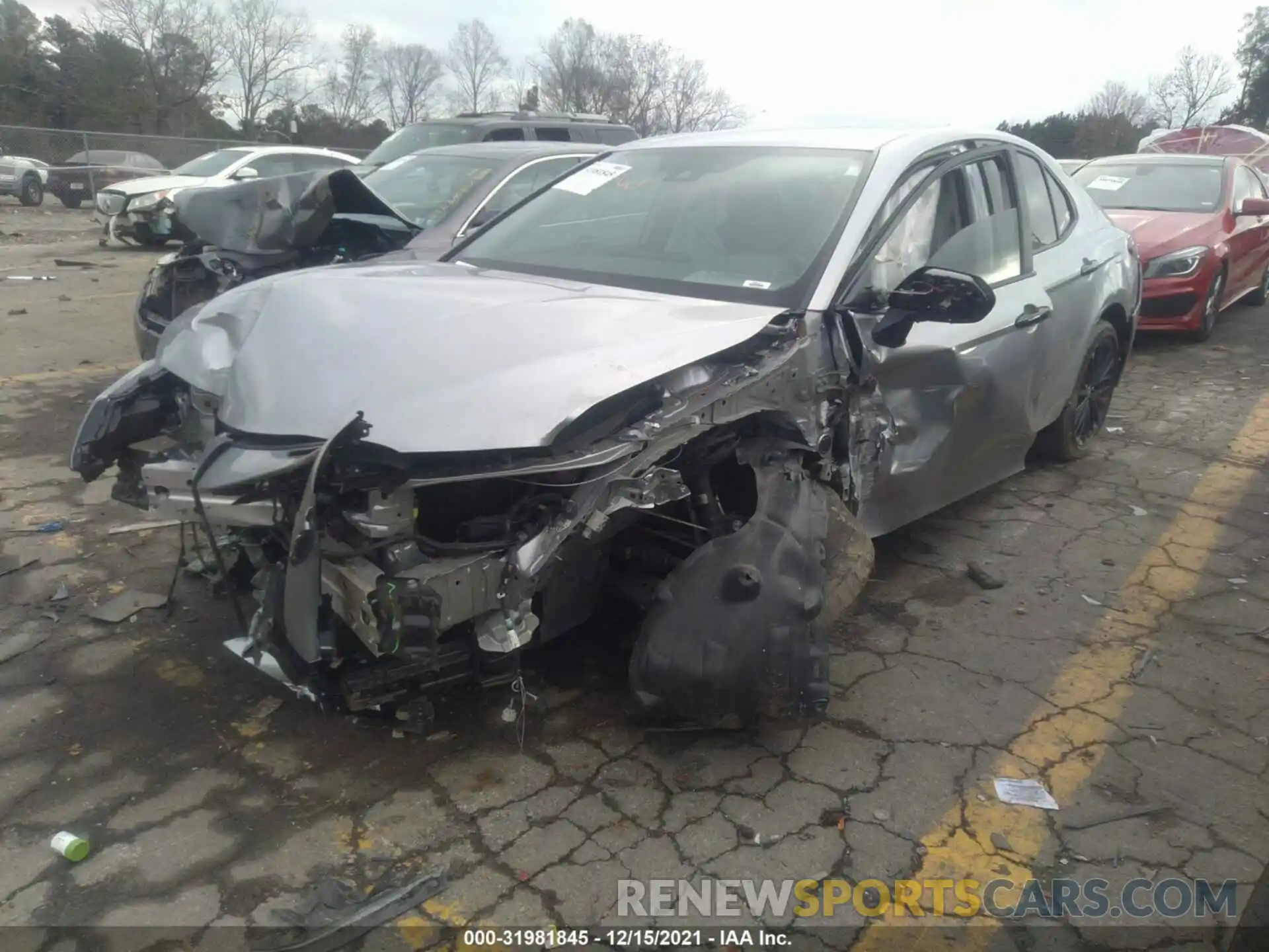 2 Photograph of a damaged car 4T1T11AK7MU409302 TOYOTA CAMRY 2021