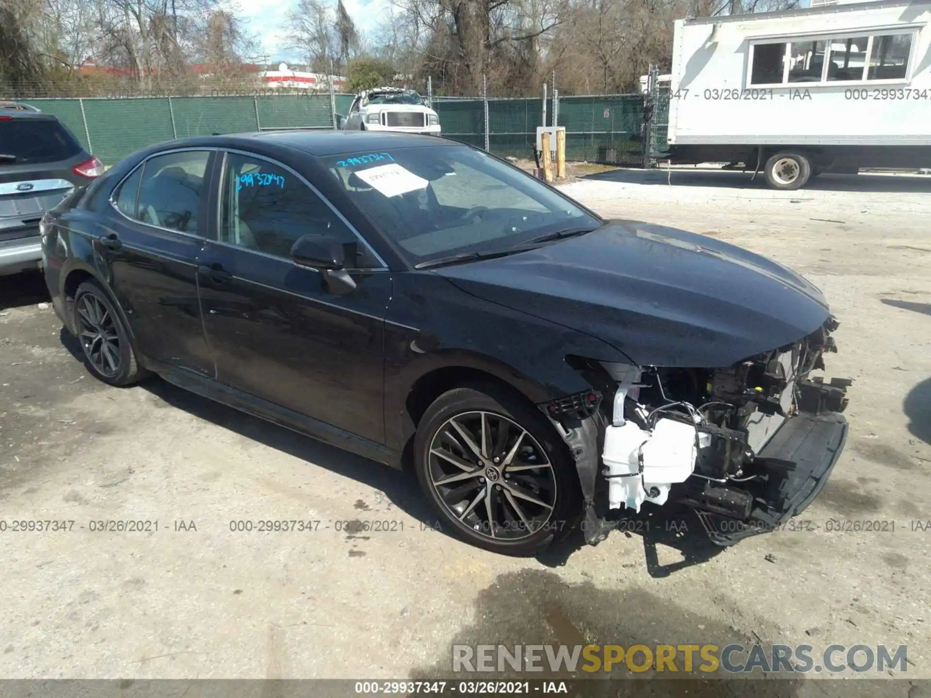 1 Photograph of a damaged car 4T1T11AK7MU544229 TOYOTA CAMRY 2021