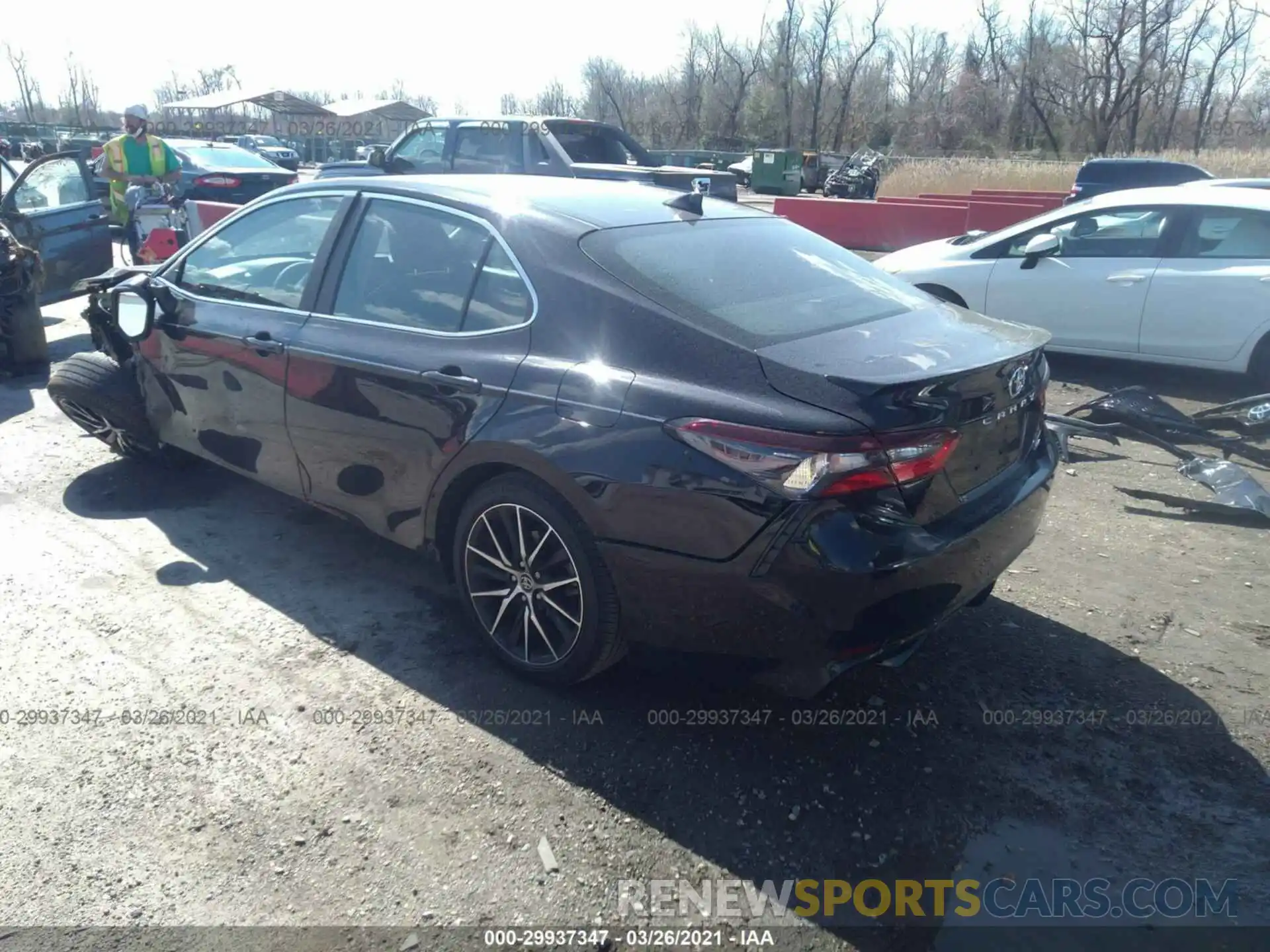 3 Photograph of a damaged car 4T1T11AK7MU544229 TOYOTA CAMRY 2021