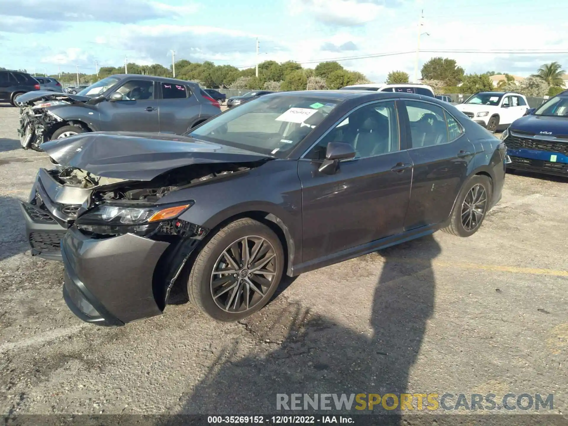 2 Photograph of a damaged car 4T1T11AK7MU545588 TOYOTA CAMRY 2021