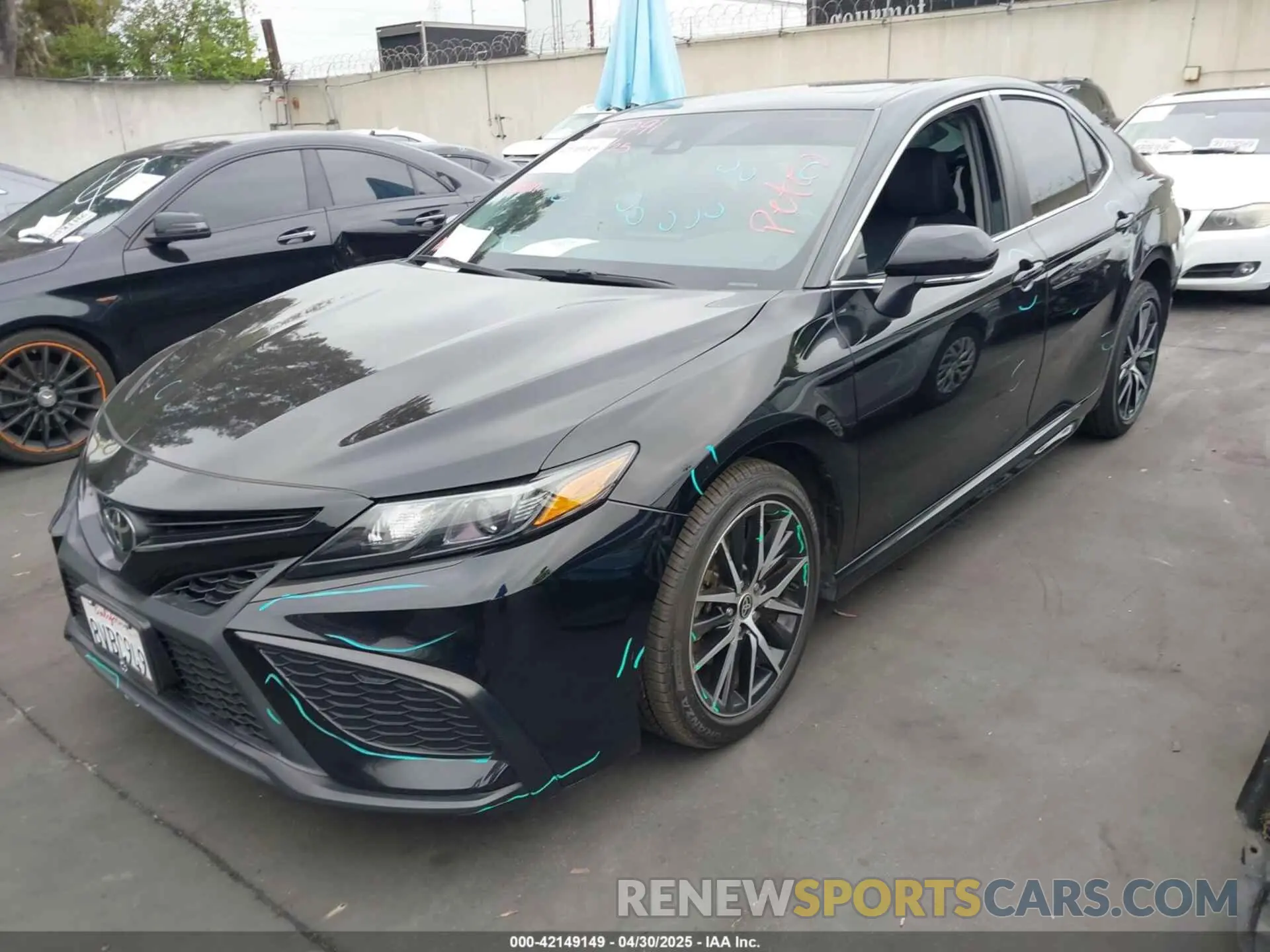 2 Photograph of a damaged car 4T1T11AK7MU546224 TOYOTA CAMRY 2021