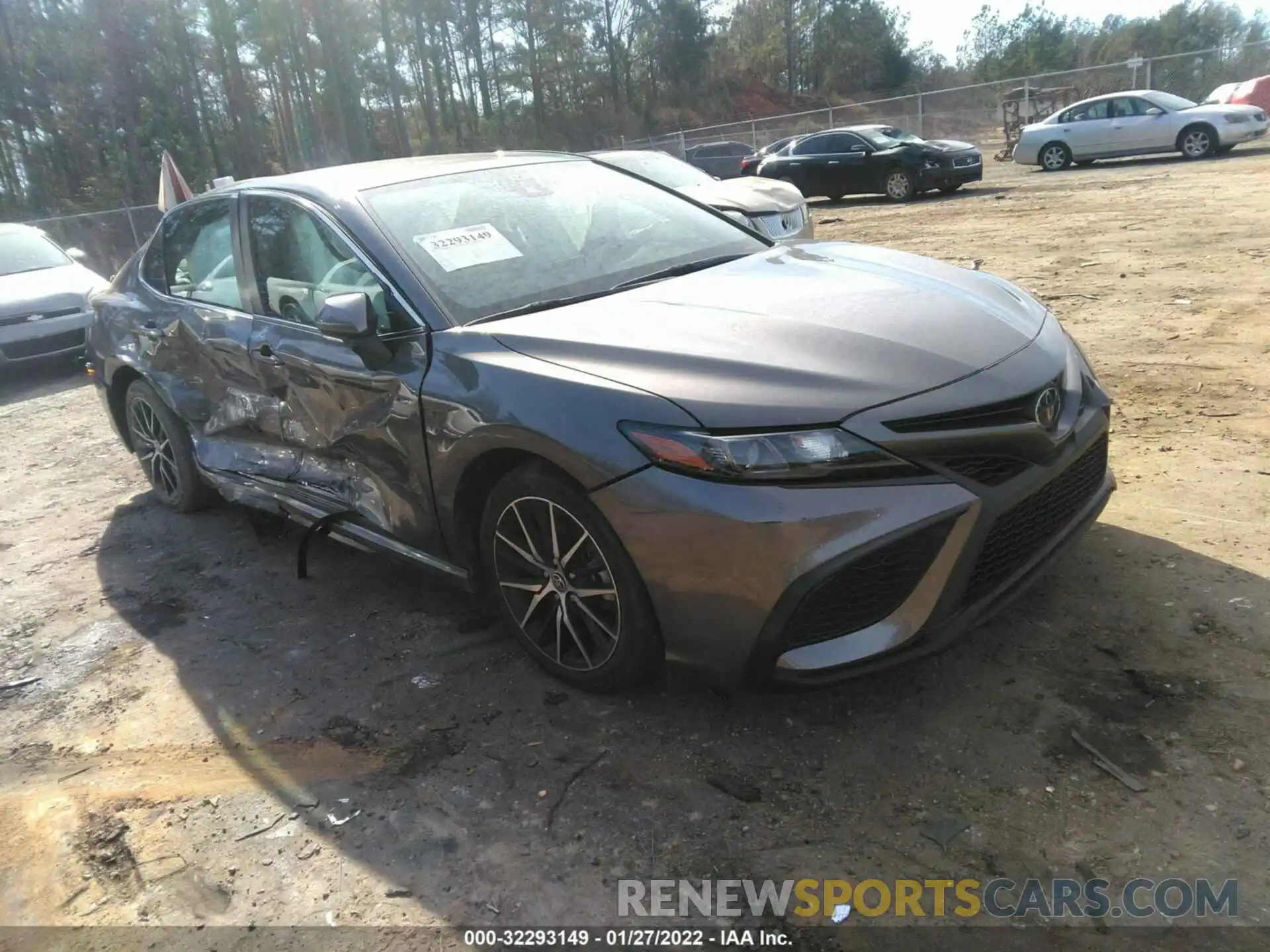 1 Photograph of a damaged car 4T1T11AK7MU564979 TOYOTA CAMRY 2021