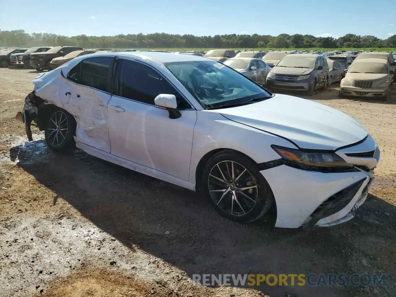 4 Photograph of a damaged car 4T1T11AK7MU576498 TOYOTA CAMRY 2021