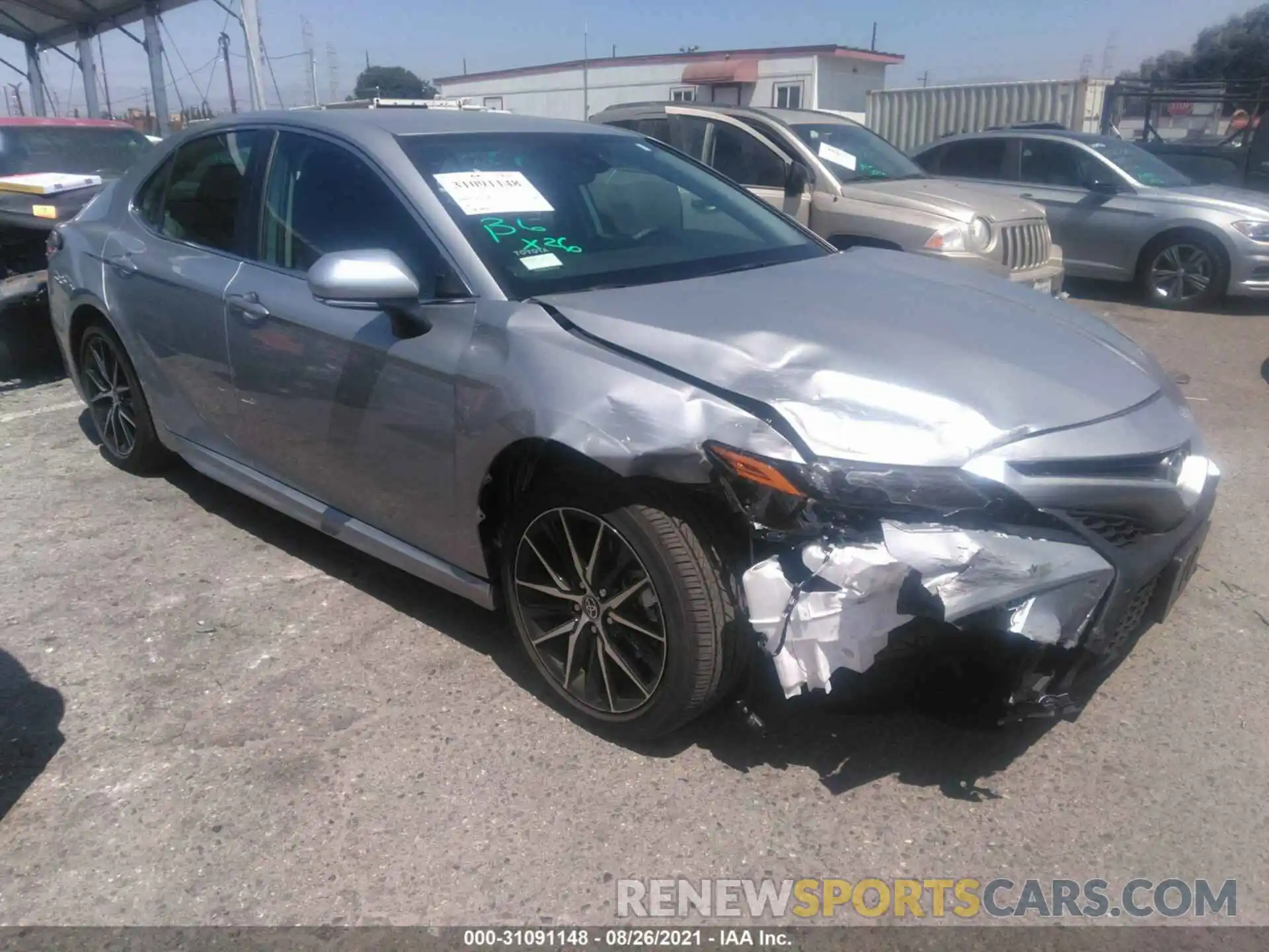 1 Photograph of a damaged car 4T1T11AK8MU425007 TOYOTA CAMRY 2021