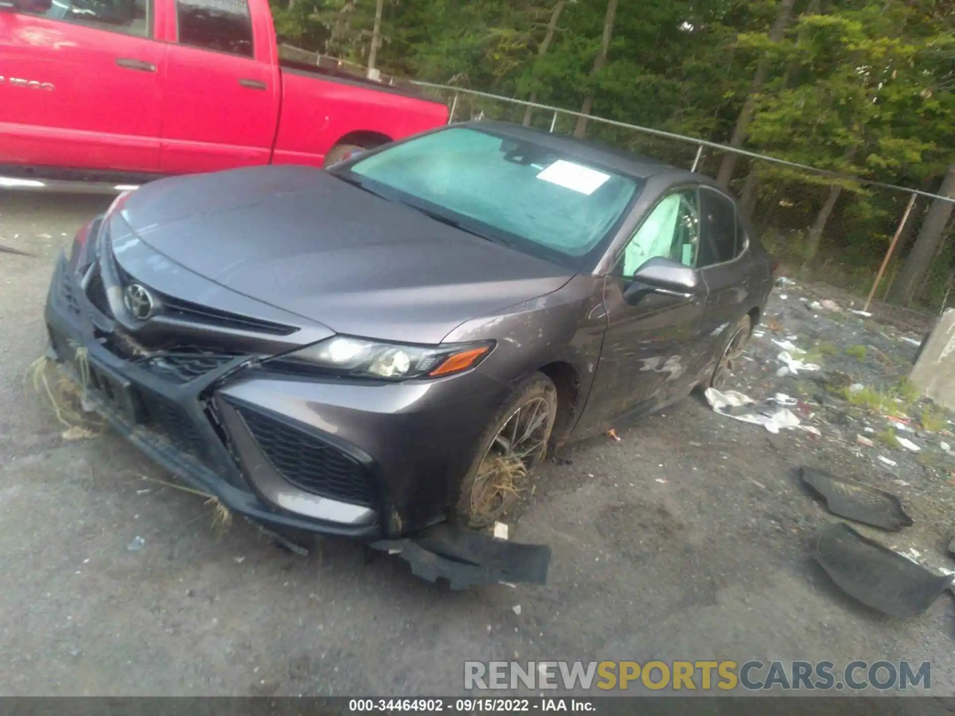 2 Photograph of a damaged car 4T1T11AK8MU444687 TOYOTA CAMRY 2021