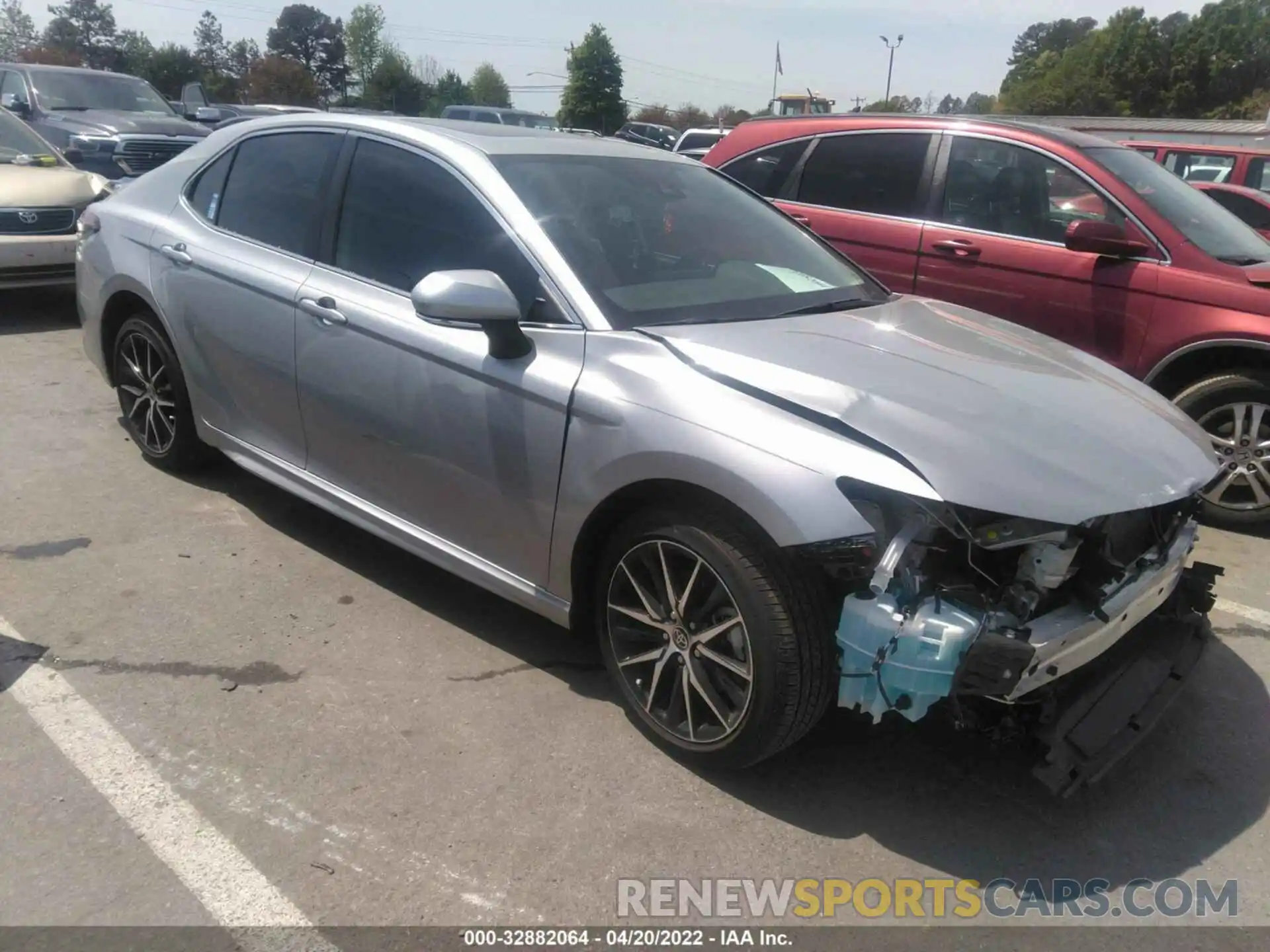 1 Photograph of a damaged car 4T1T11AK8MU479696 TOYOTA CAMRY 2021