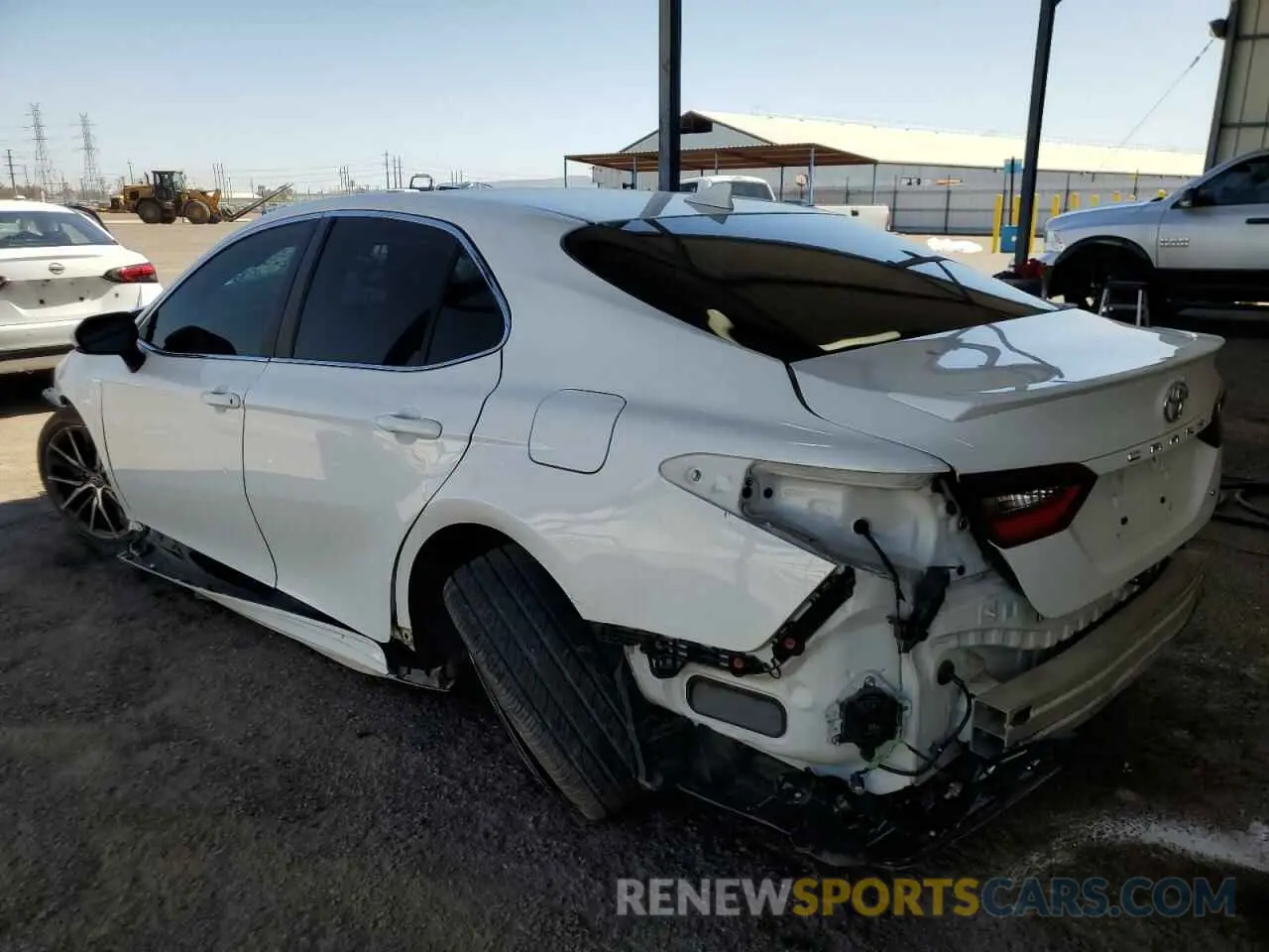 2 Photograph of a damaged car 4T1T11AK8MU544868 TOYOTA CAMRY 2021