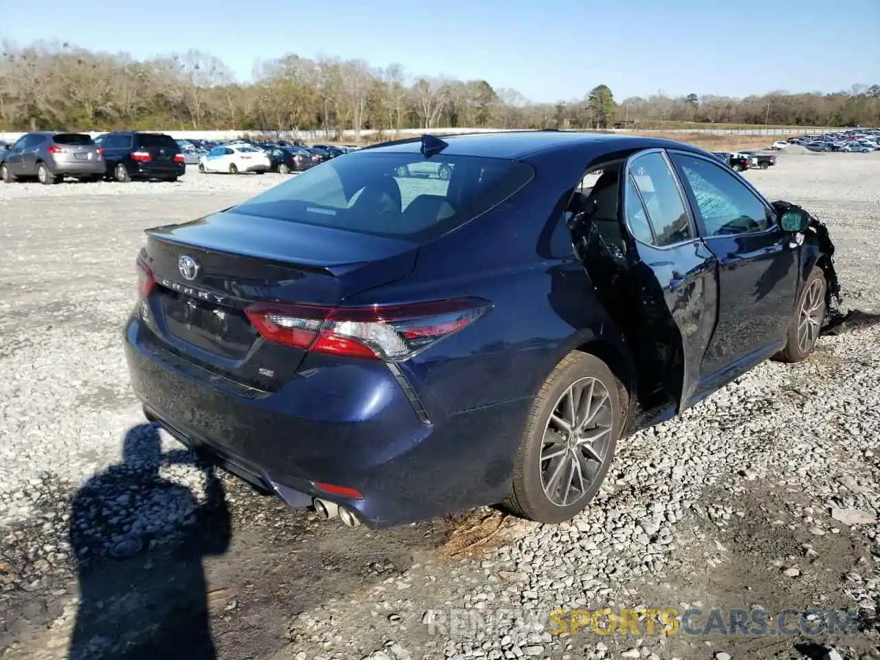 4 Photograph of a damaged car 4T1T11AK8MU606785 TOYOTA CAMRY 2021