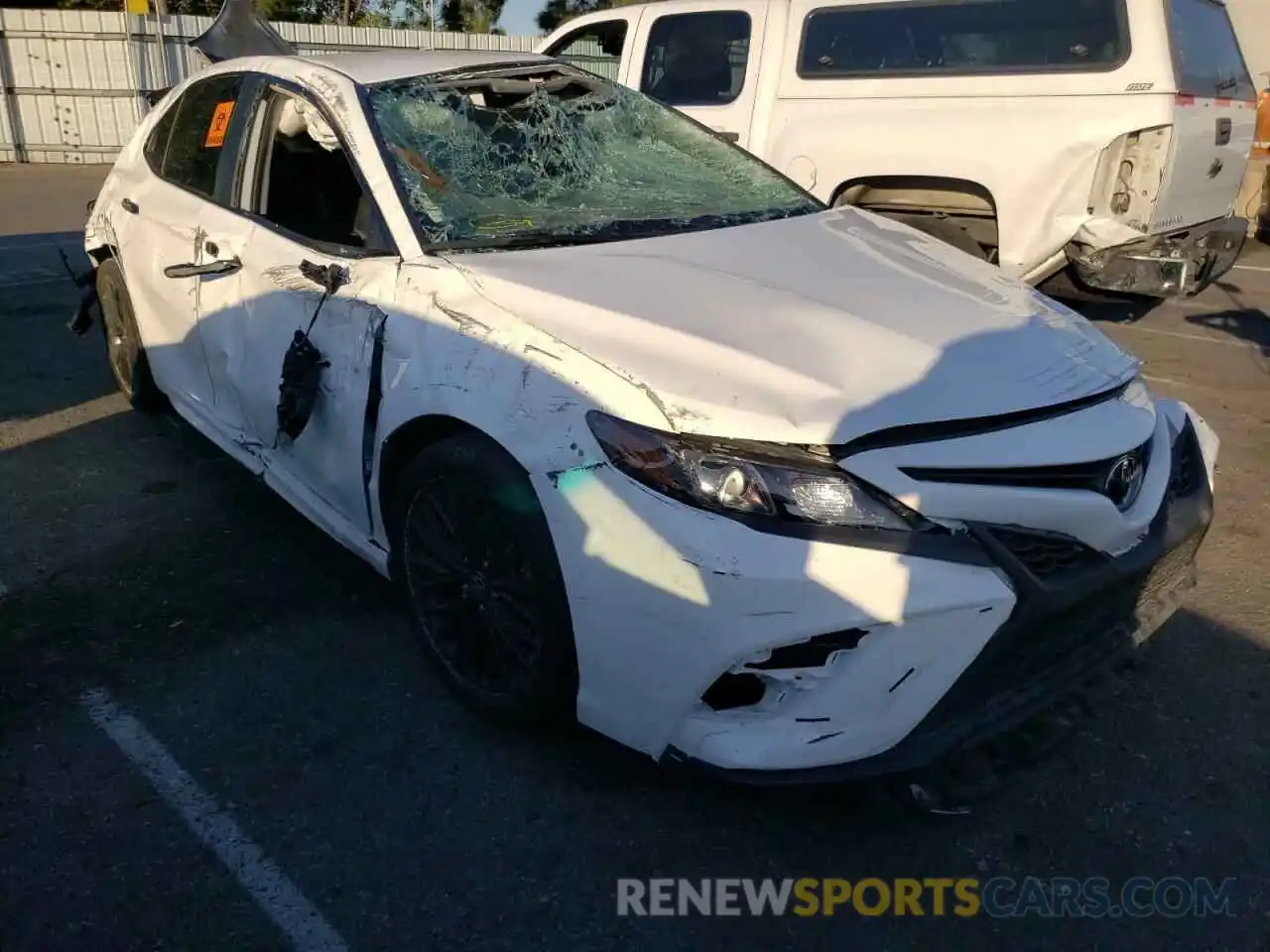 1 Photograph of a damaged car 4T1T11AK9MU402710 TOYOTA CAMRY 2021