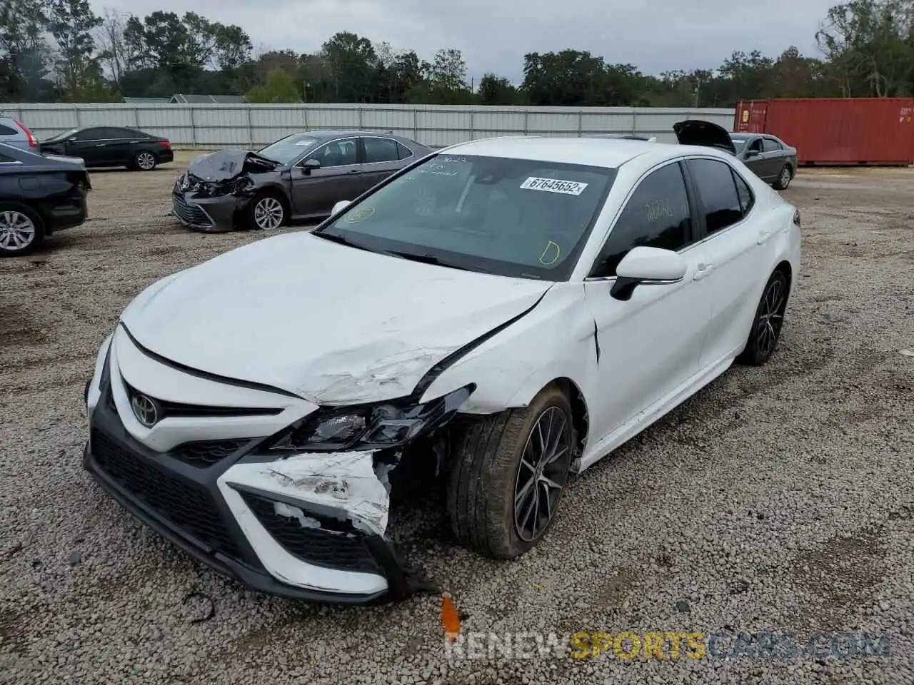 1 Photograph of a damaged car 4T1T11AK9MU532907 TOYOTA CAMRY 2021