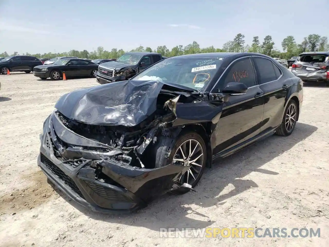 2 Photograph of a damaged car 4T1T11AK9MU549173 TOYOTA CAMRY 2021